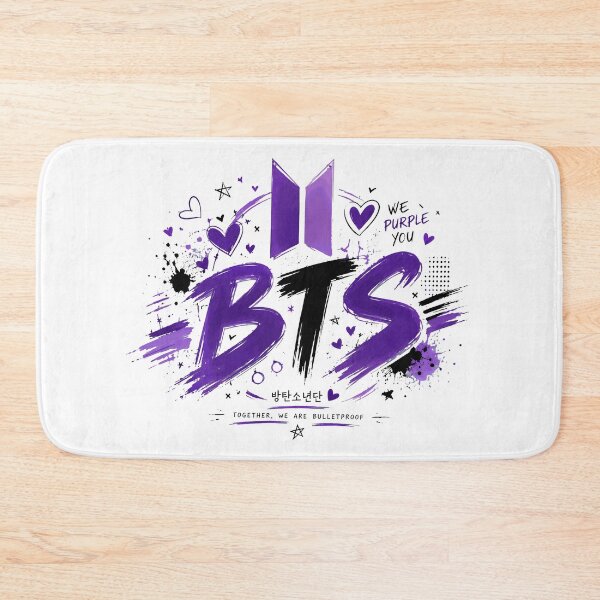 Item preview, K-Pop Fan Purple Brushstroke designed and sold by renvogelpohl.