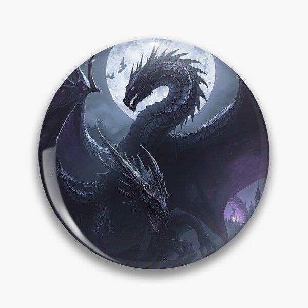 Item preview, Dark Dragon Realm – Gothic Fantasy Moonlit Kingdom designed and sold by RominaArce.