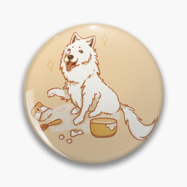 Item preview, Cute messy baking dog designed and sold by CreatedByKay-.