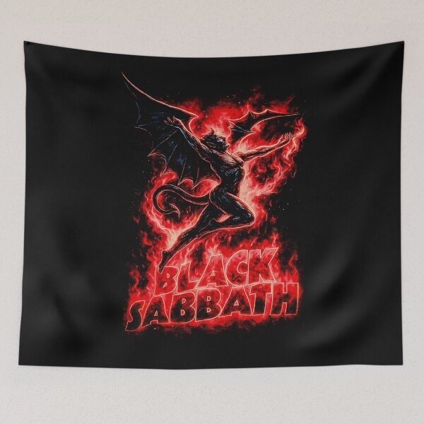 Item preview, Heavy Metal Fire Gothic Black Sabbath Infernal Demon designed and sold by kurgelhipo.