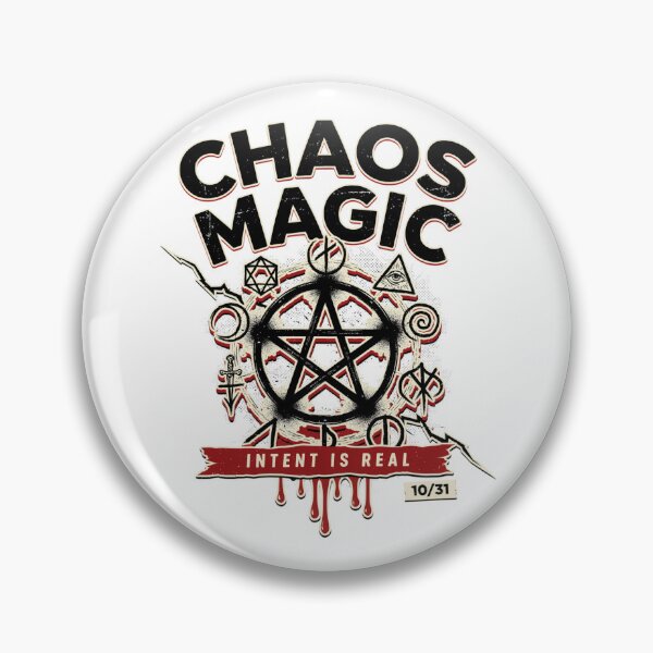 Item preview, Chaos Magic T-Shirt | Intent Is Real Occult Symbol Halloween Graphic Tee v11 designed and sold by DarylWelsh2024.