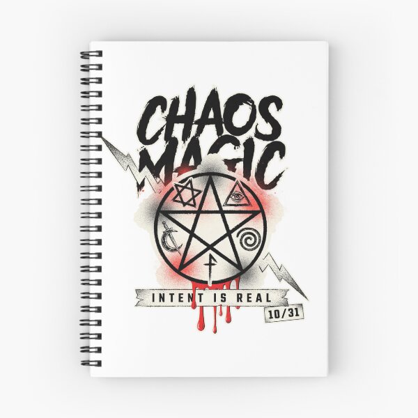 Item preview, Chaos Magic T-Shirt | Intent Is Real Occult Symbol Halloween Graphic Tee v12 designed and sold by DarylWelsh2024.
