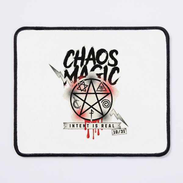 Item preview, Chaos Magic T-Shirt | Intent Is Real Occult Symbol Halloween Graphic Tee v12 designed and sold by DarylWelsh2024.