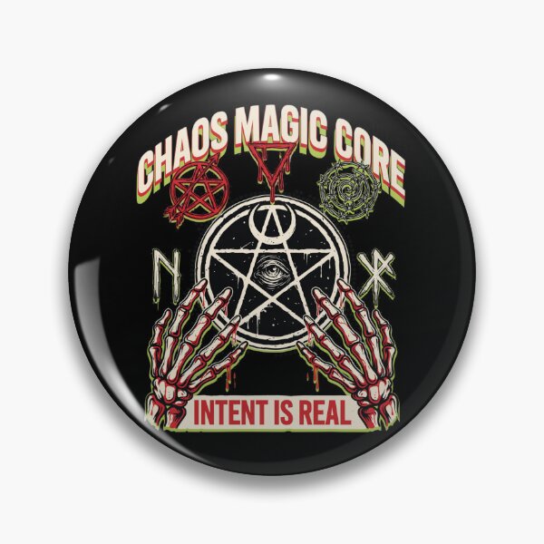 Item preview, Chaos Magic T-Shirt | Intent Is Real Occult Symbol Halloween Graphic Tee v13 designed and sold by DarylWelsh2024.