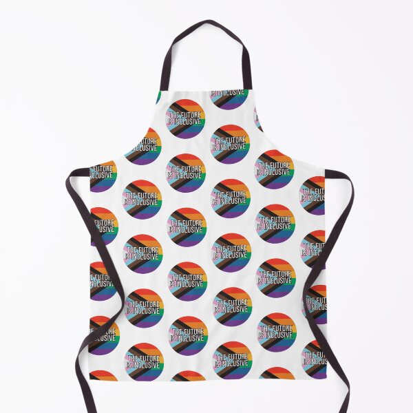 Item preview, THE FUTURE IS INCLUSIVE pride flag circle designed and sold by 2CRE8IVE4925.