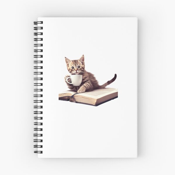 Item preview, Cat With Book Cute Cat Reading Book Funny Gifts For Cat Lovers Funny Gifts For Book Lovers  designed and sold by MatthewViews.