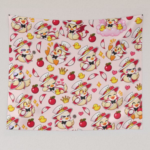 Item preview, Lucifer’s Little Duck Army Cute Hazbin Hotel Pattern designed and sold by Gh0stStatic.
