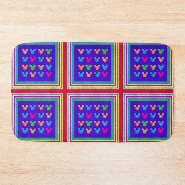 Item preview, Hidden Mickey Quilt in Bright Summer Pop designed and sold by PrissDodrill-86.
