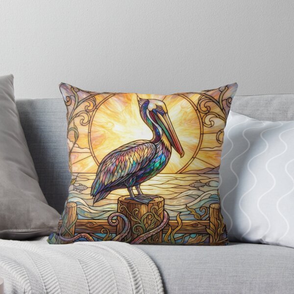 Item preview, Stained Glass Pelican designed and sold by Tridentulus.