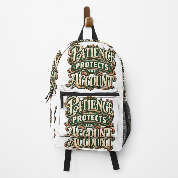 Item preview, Patience Protects the Account Art Nouveau Trading designed and sold by VolatilityEdge.