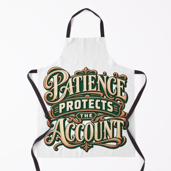 Item preview, Patience Protects the Account Art Nouveau Trading designed and sold by VolatilityEdge.