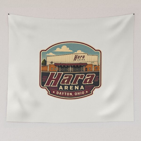 Item preview, Hara Arena Dayton Ohio Vintage Sports Arena Graphic designed and sold by Apex & Anthem .