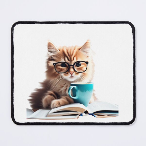 Item preview, Cat With Book Cute Cat Reading Book Funny Gifts For Cat Lovers Funny Gifts For Book Lovers  designed and sold by MatthewViews.