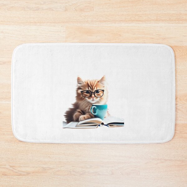 Item preview, Cat With Book Cute Cat Reading Book Funny Gifts For Cat Lovers Funny Gifts For Book Lovers  designed and sold by MatthewViews.