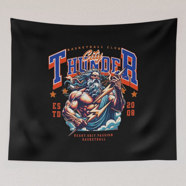 Item preview, Retro Thunder Basketball Graphic Tee designed and sold by JacobTorr16037.