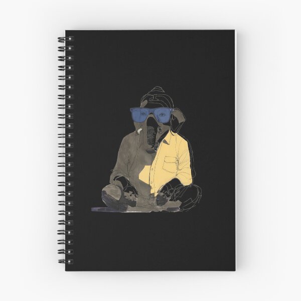 Item preview, Cool Elephant Meditating Yellow Shirt Blue Lens Line Art Pop Art designed and sold by PANNARUK THAILAND.