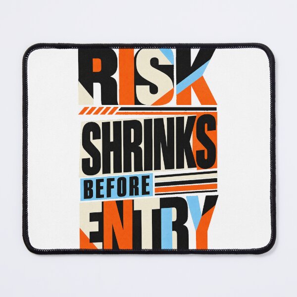Item preview, Risk Shrinks Before Entry Swiss Trading Discipline designed and sold by VolatilityEdge.