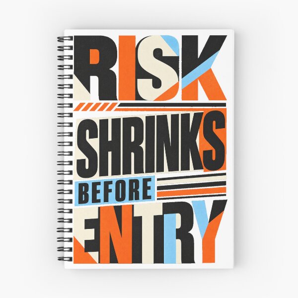 Item preview, Risk Shrinks Before Entry Swiss Trading Discipline designed and sold by VolatilityEdge.