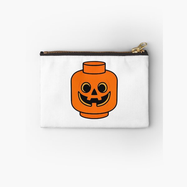 Item preview, Jack O Lantern Brick Head – Cute Toy Block Pumpkin Face Glowing Grin Halloween designed and sold by FestivityFinds.