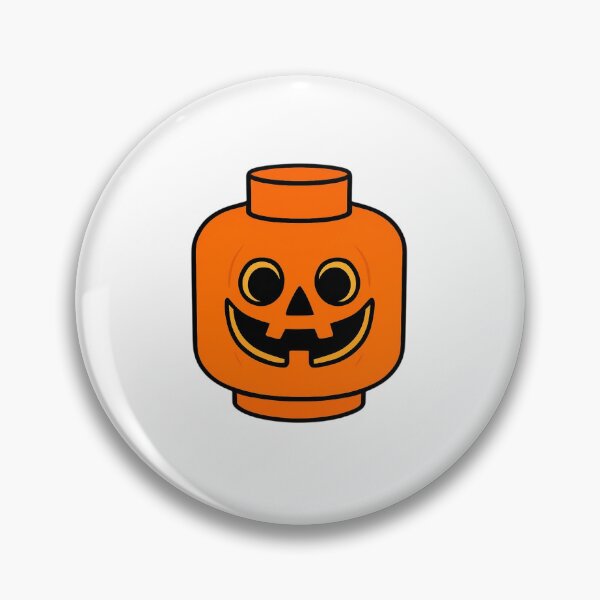 Item preview, Jack O Lantern Brick Head – Cute Toy Block Pumpkin Face Glowing Grin Halloween designed and sold by FestivityFinds.