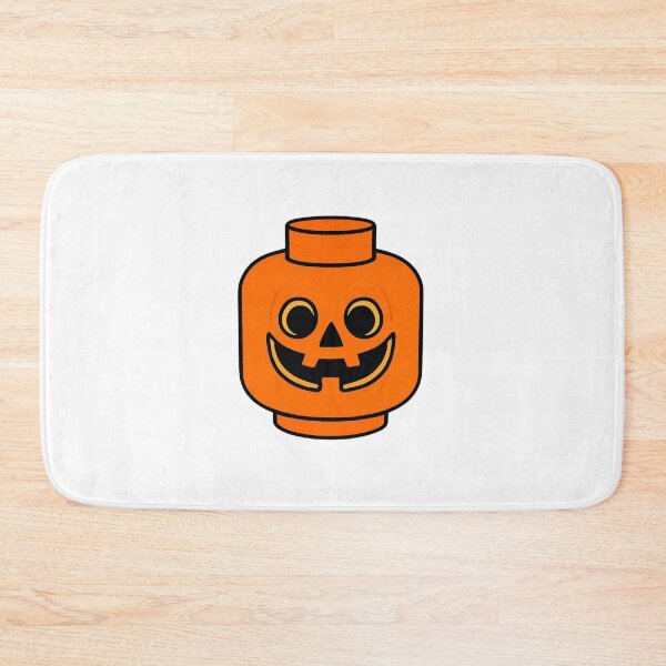 Item preview, Jack O Lantern Brick Head – Cute Toy Block Pumpkin Face Glowing Grin Halloween designed and sold by FestivityFinds.