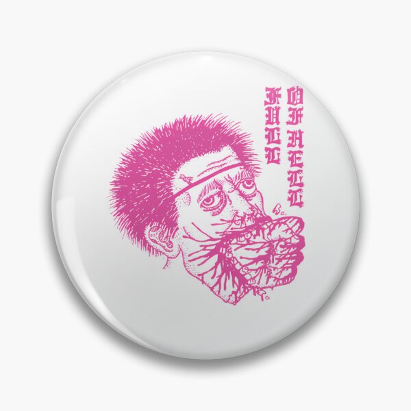 Item preview, Pink Spike Hair Face Glowing Line Artwork designed and sold by LeagueMarket.
