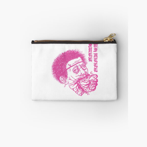Item preview, Pink Spike Hair Face Glowing Line Artwork designed and sold by LeagueMarket.