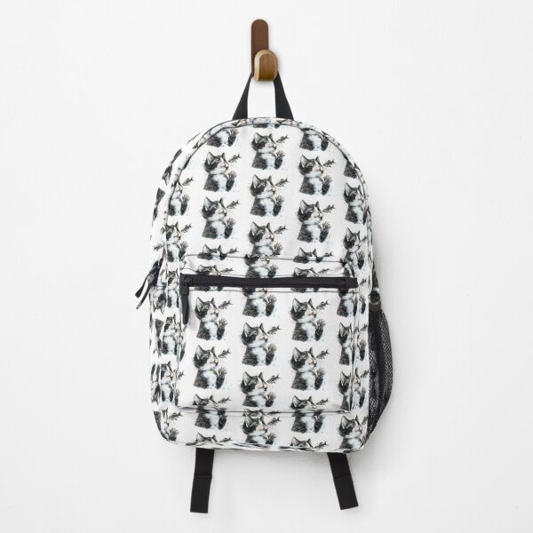 Item preview, Cat | Black & White Cat | Minimal Pet Aesthetic Art designed and sold by Mandayartstudio.