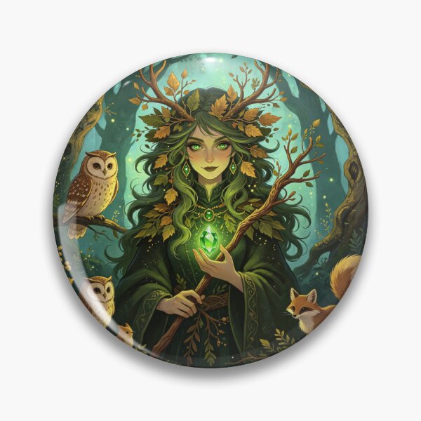 Item preview, goddess of nature and animals designed and sold by mixoubraw.