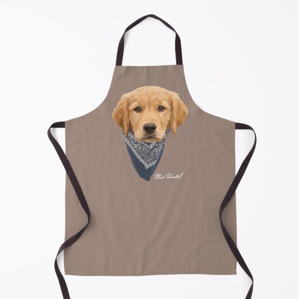 Item preview, Cute Golden Retriever in Bandana - Most Wanted Dog designed and sold by artworkathome.