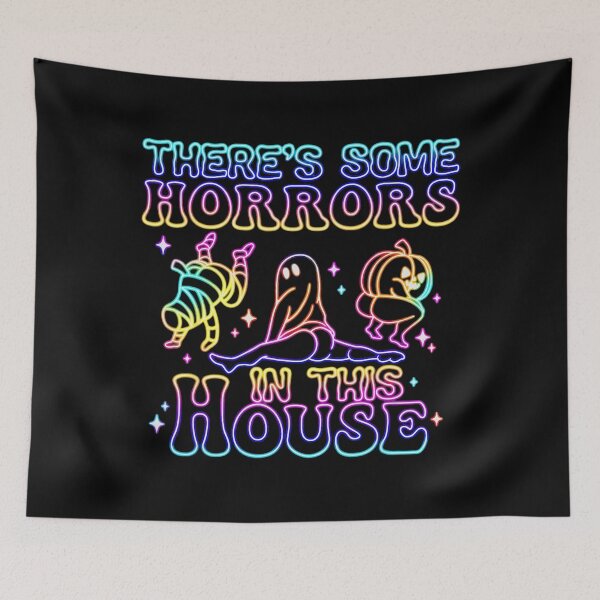 Item preview, there's some horrors in this house ghost colorful glowin designed and sold by JessicaNone123.