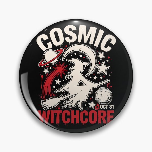 Item preview,  Witching Hour Cosmic Witch T-Shirt | Halloween Space Graphic Tee v2 designed and sold by DarylWelsh2024.