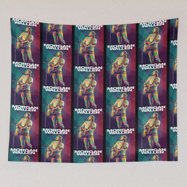 Item preview, Morgan Wallen Singer Pop Art designed and sold by FantaBookArt.