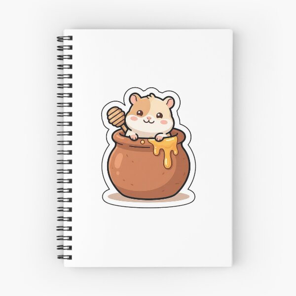Item preview, Honey Pot Hamster - Sweet Little Rodent Animal Sticker designed and sold by SimpleP.