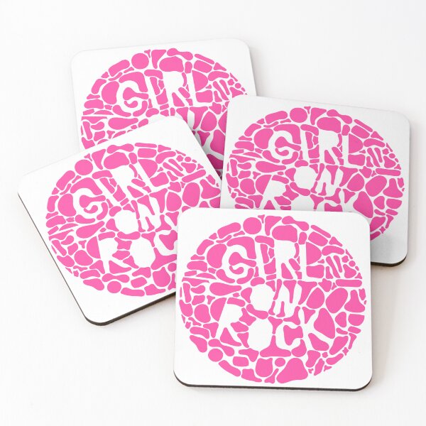 Item preview, Girl on Rock - Pink designed and sold by chrstnsndrs.