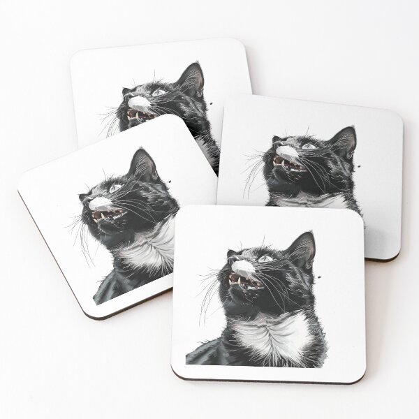 Item preview, Cat | Black & White Cat | Minimal Pet Aesthetic Art designed and sold by Mandayartstudio.