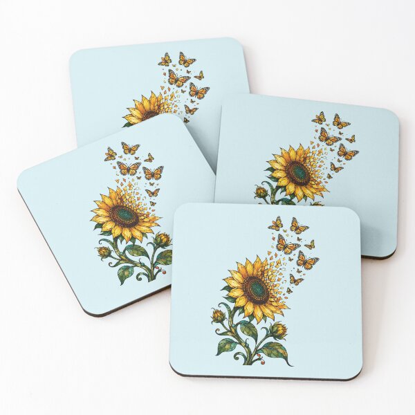 Item preview, Bloom Into Freedom – Sunflower Butterfly Transformation designed and sold by NinaCreator.