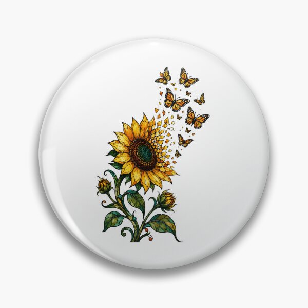 Item preview, Bloom Into Freedom – Sunflower Butterfly Transformation designed and sold by NinaCreator.