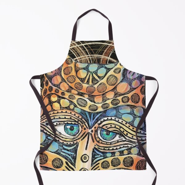 Item preview, Fun Colorful Crazy Cat Design for Cat People designed and sold by Ginny Luttrell.
