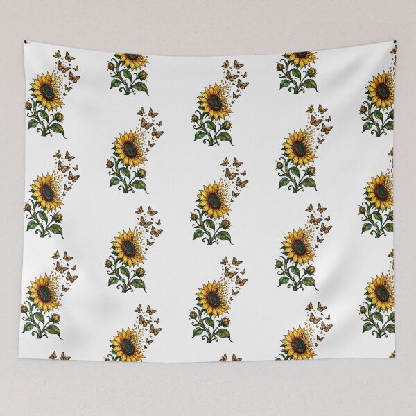 Item preview, Bloom Into Freedom – Sunflower Butterfly Transformation designed and sold by NinaCreator.