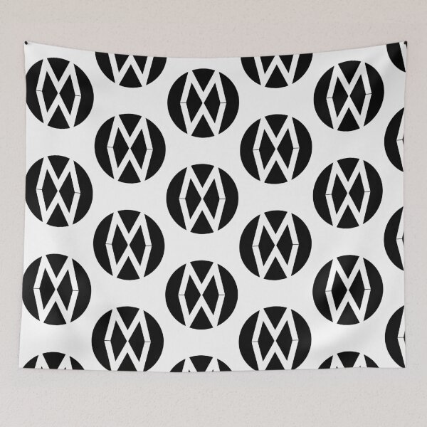 Item preview, Mw Initials Black designed and sold by FantaBookArt.