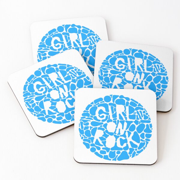 Item preview, Girl on Rock - Blue designed and sold by chrstnsndrs.