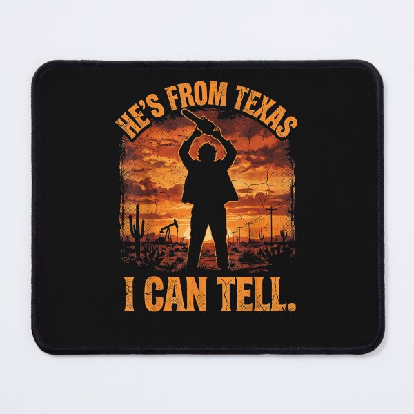 Item preview, hes from Texas i can Tell Shirt Halloween, Chainsaw Horror designed and sold by ArtByimamS.