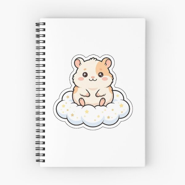 Item preview, Fluffy Dream Cloud Hamster - Sleepy Celestial Animal Sticker designed and sold by SimpleP.