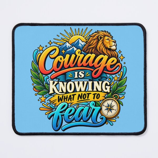 Item preview, The Wisdom of Courage designed and sold by Quote Gallery.