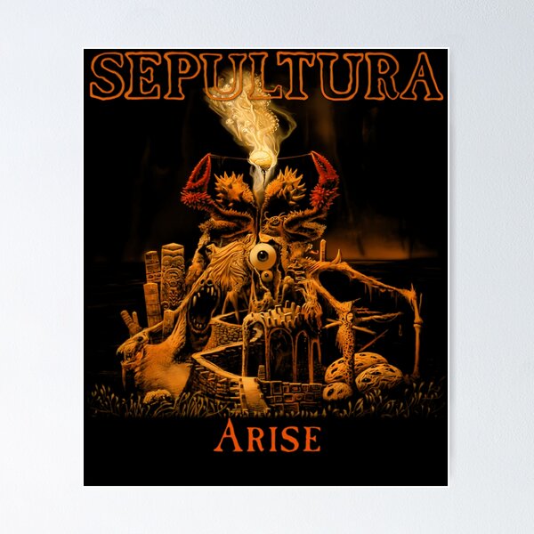 Item preview, Sepultura Arise Thrash Metal Monster Dark Fantasy designed and sold by Shamy-v8.