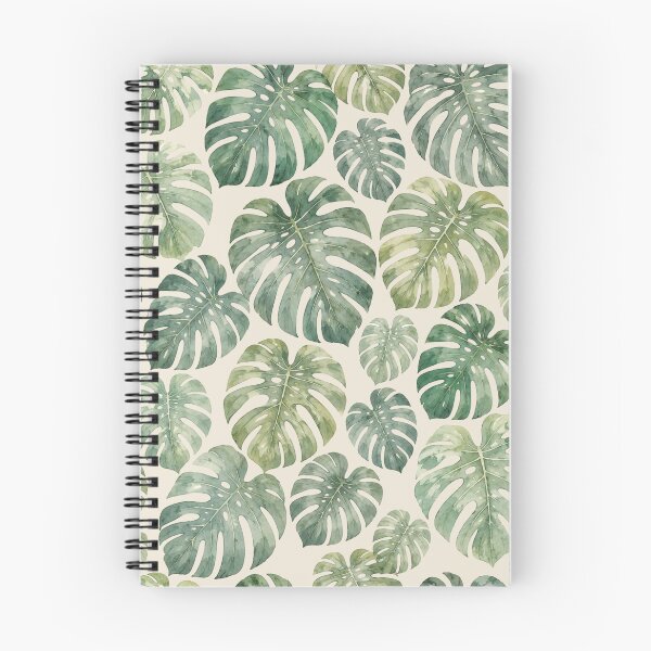 Item preview, Watercolor Monstera Deliciosa Leaves Pattern designed and sold by Skyrocketz.