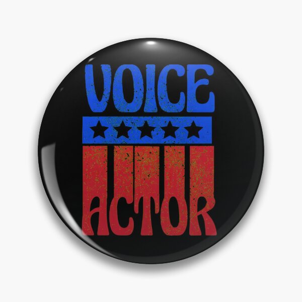 Item preview, Voice Actor Retro Patriotic Design designed and sold by macvwsawada.