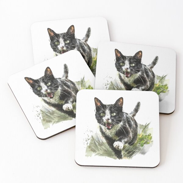 Item preview, Cat | Black & White Cat | Minimal Pet Aesthetic Art designed and sold by Mandayartstudio.