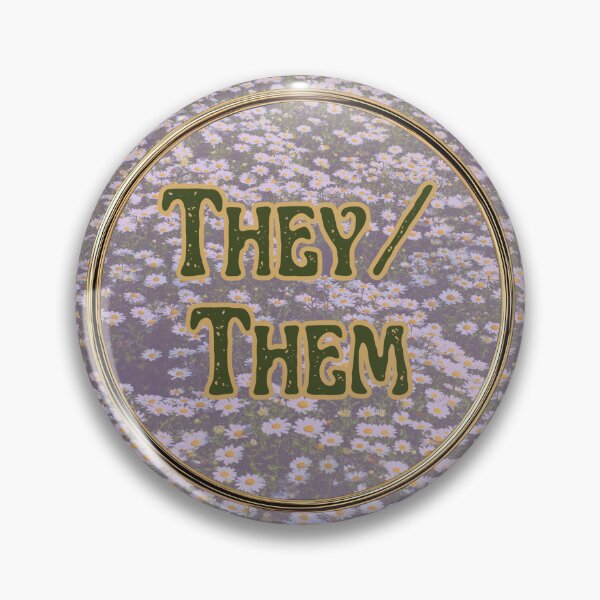 Item preview, They Them Daisies designed and sold by Ollie-Alta.